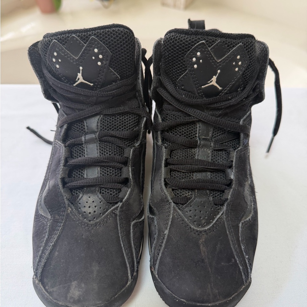Jordan Kids' Black High-Top Sneakers with Jumpman Logo